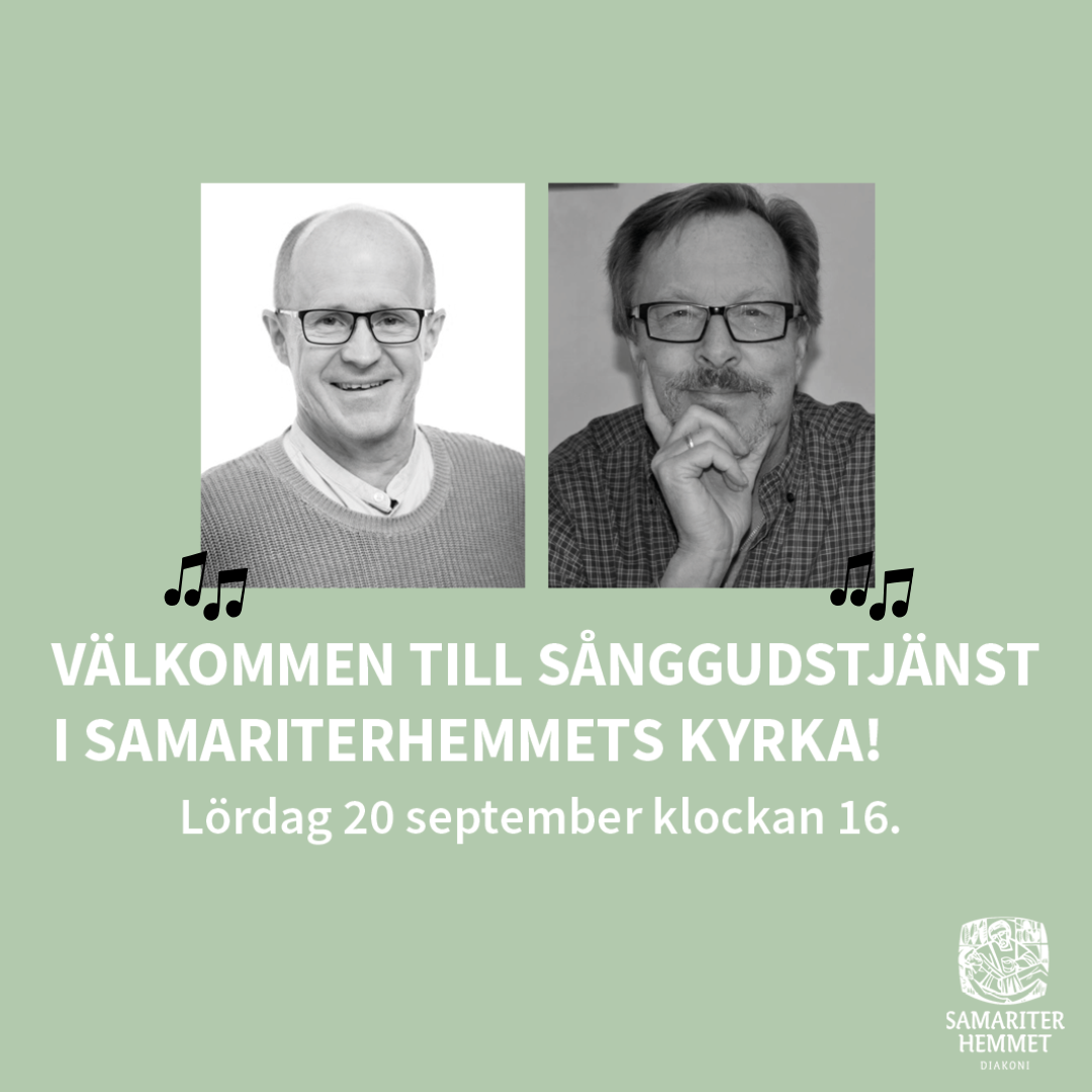 Två bilder på Mats Halling och en annan person.